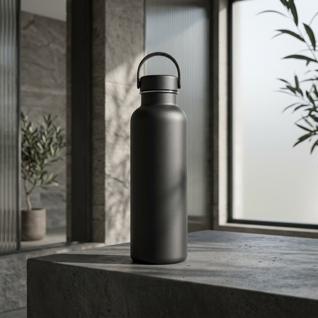 Premium Stainless Steel Bottle Design